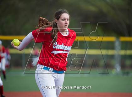 Thumbnail 3 in Centennial vs. South Salem (Medford Spring Break High School Fastpitch Classic) photogallery.