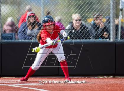 Thumbnail 1 in Centennial vs. South Salem (Medford Spring Break High School Fastpitch Classic) photogallery.