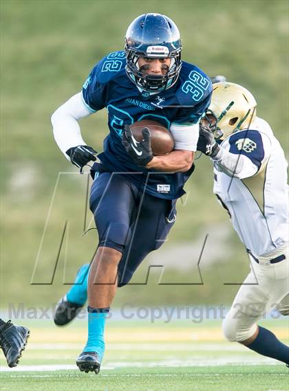 Thumbnail 2 in Juan Diego Catholic vs Snow Canyon (UHSAA 3AA Quarterfinal) photogallery.