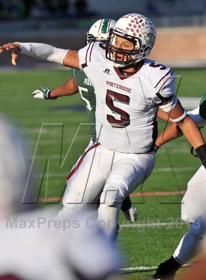 Thumbnail 2 in Poteet vs. Whitehouse (UIL 4A Regional Semifinal) photogallery.
