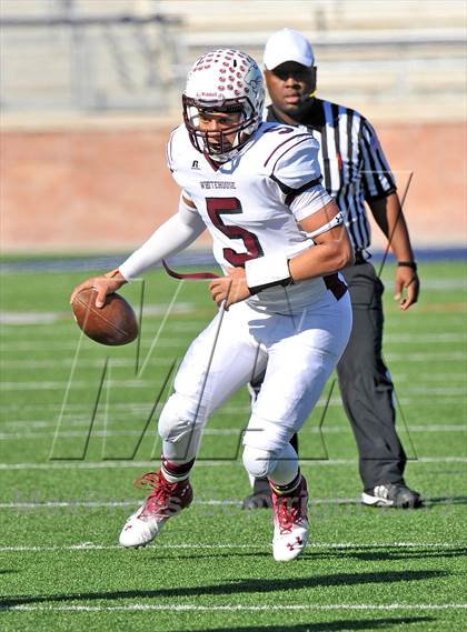 Thumbnail 3 in Poteet vs. Whitehouse (UIL 4A Regional Semifinal) photogallery.