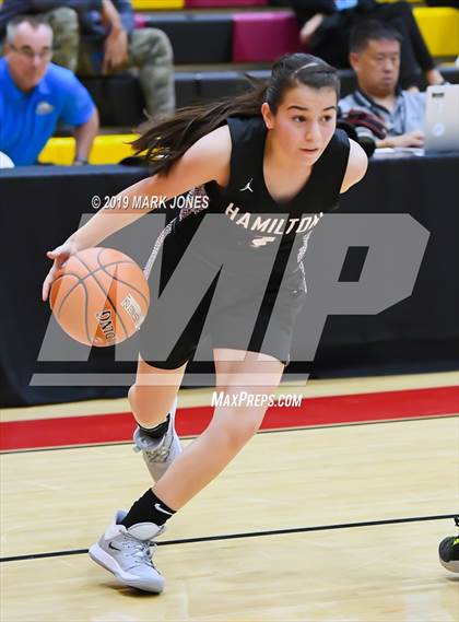Thumbnail 2 in Mountain Pointe vs. Hamilton (Hoophall West Tournament) photogallery.
