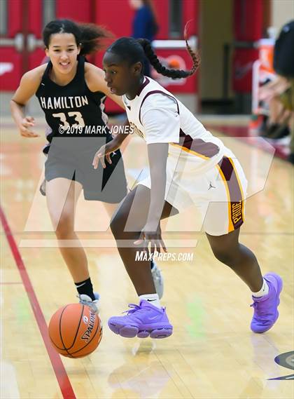 Thumbnail 3 in Mountain Pointe vs. Hamilton (Hoophall West Tournament) photogallery.
