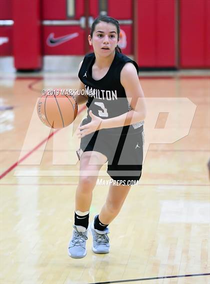 Thumbnail 1 in Mountain Pointe vs. Hamilton (Hoophall West Tournament) photogallery.
