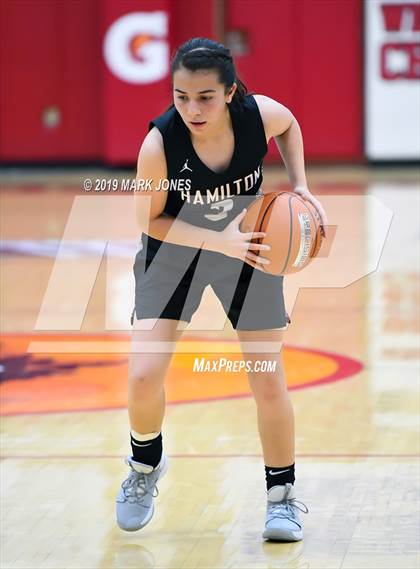 Thumbnail 1 in Mountain Pointe vs. Hamilton (Hoophall West Tournament) photogallery.