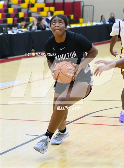 Thumbnail 2 in Mountain Pointe vs. Hamilton (Hoophall West Tournament) photogallery.