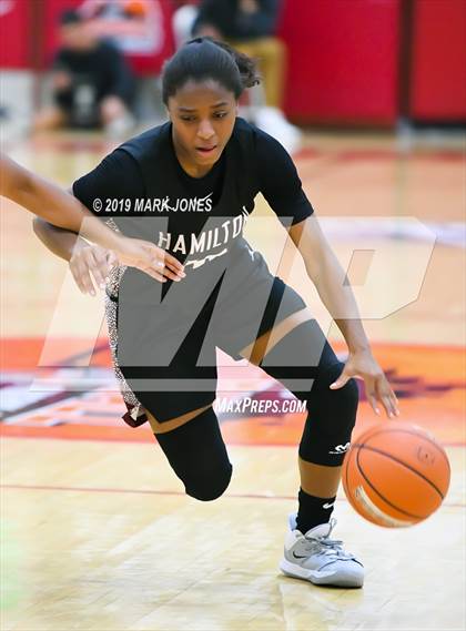 Thumbnail 2 in Mountain Pointe vs. Hamilton (Hoophall West Tournament) photogallery.