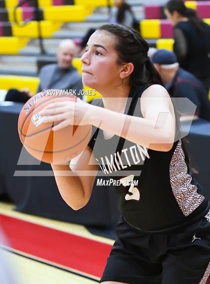 Thumbnail 1 in Mountain Pointe vs. Hamilton (Hoophall West Tournament) photogallery.