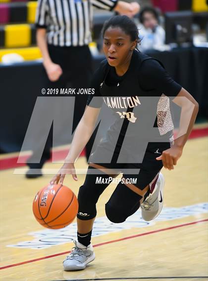 Thumbnail 1 in Mountain Pointe vs. Hamilton (Hoophall West Tournament) photogallery.