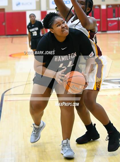 Thumbnail 1 in Mountain Pointe vs. Hamilton (Hoophall West Tournament) photogallery.