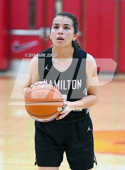 Thumbnail 1 in Mountain Pointe vs. Hamilton (Hoophall West Tournament) photogallery.