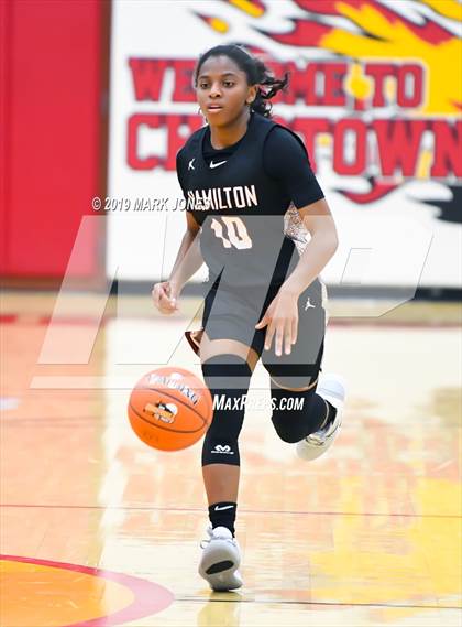 Thumbnail 1 in Mountain Pointe vs. Hamilton (Hoophall West Tournament) photogallery.