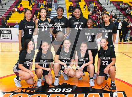 Thumbnail 2 in Mountain Pointe vs. Hamilton (Hoophall West Tournament) photogallery.