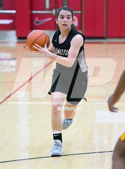 Thumbnail 2 in Mountain Pointe vs. Hamilton (Hoophall West Tournament) photogallery.