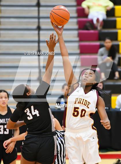 Thumbnail 3 in Mountain Pointe vs. Hamilton (Hoophall West Tournament) photogallery.