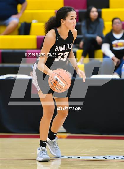 Thumbnail 3 in Mountain Pointe vs. Hamilton (Hoophall West Tournament) photogallery.