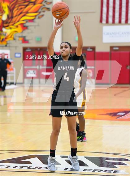 Thumbnail 3 in Mountain Pointe vs. Hamilton (Hoophall West Tournament) photogallery.