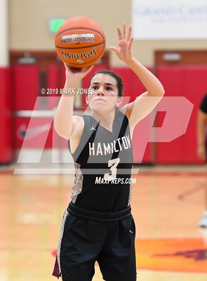 Thumbnail 3 in Mountain Pointe vs. Hamilton (Hoophall West Tournament) photogallery.
