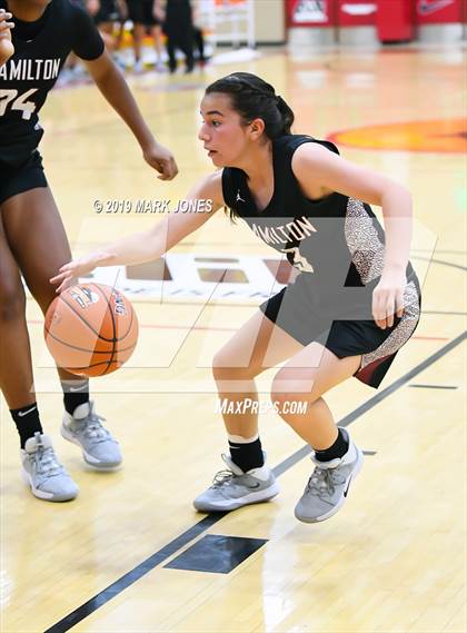 Thumbnail 3 in Mountain Pointe vs. Hamilton (Hoophall West Tournament) photogallery.
