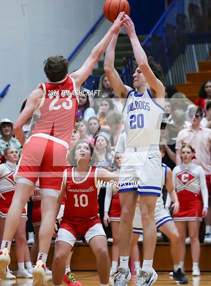 Thumbnail 1 in Connersville vs Batesville (IHSAA 3A Section 29 Semifinal) photogallery.