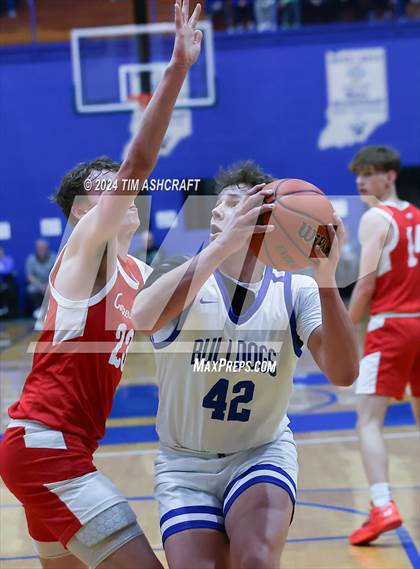 Thumbnail 1 in Connersville vs Batesville (IHSAA 3A Section 29 Semifinal) photogallery.