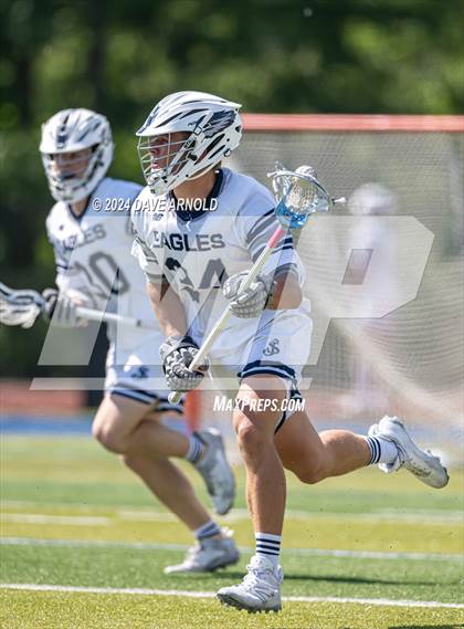 Thumbnail 2 in Natick @ St. John's Prep (MIAA Division 1 Round of 16) photogallery.