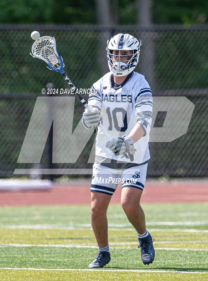 Thumbnail 2 in Natick @ St. John's Prep (MIAA Division 1 Round of 16) photogallery.