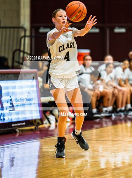 Thumbnail 1 in Clark vs. Pearland (McDonald's Texas Invitational) photogallery.
