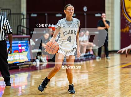 Thumbnail 1 in Clark vs. Pearland (McDonald's Texas Invitational) photogallery.
