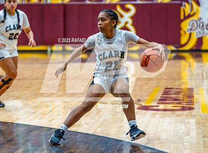 Thumbnail 1 in Clark vs. Pearland (McDonald's Texas Invitational) photogallery.