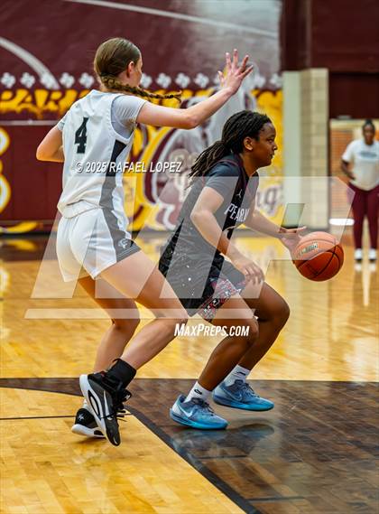 Thumbnail 2 in Clark vs. Pearland (McDonald's Texas Invitational) photogallery.
