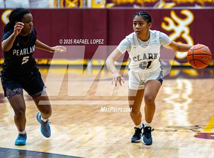 Thumbnail 3 in Clark vs. Pearland (McDonald's Texas Invitational) photogallery.