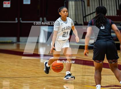 Thumbnail 3 in Clark vs. Pearland (McDonald's Texas Invitational) photogallery.