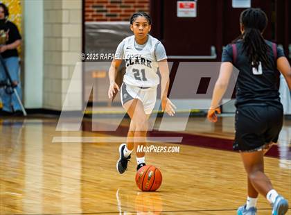 Thumbnail 1 in Clark vs. Pearland (McDonald's Texas Invitational) photogallery.