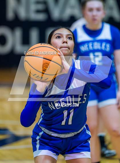 Thumbnail 2 in Needles vs. North Tahoe (NIAA 2A State Championship) photogallery.