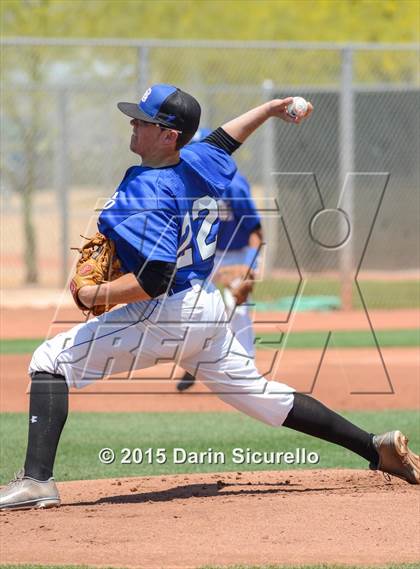 Thumbnail 2 in Bagdad vs. Chandler Prep (AIA D4 Round 2 Playoff) photogallery.