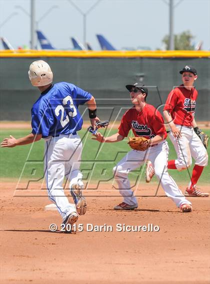 Thumbnail 3 in Bagdad vs. Chandler Prep (AIA D4 Round 2 Playoff) photogallery.