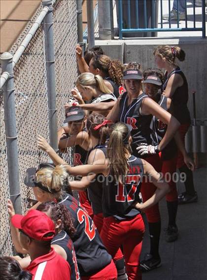 Thumbnail 1 in Rosamond vs. Hesperia Christian (CIF SS D7 Final) photogallery.