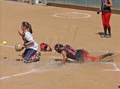 Thumbnail 2 in Rosamond vs. Hesperia Christian (CIF SS D7 Final) photogallery.