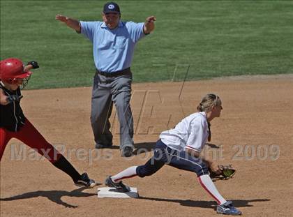 Thumbnail 1 in Rosamond vs. Hesperia Christian (CIF SS D7 Final) photogallery.
