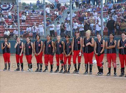Thumbnail 3 in Rosamond vs. Hesperia Christian (CIF SS D7 Final) photogallery.