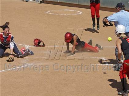 Thumbnail 2 in Rosamond vs. Hesperia Christian (CIF SS D7 Final) photogallery.