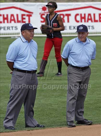 Thumbnail 1 in Rosamond vs. Hesperia Christian (CIF SS D7 Final) photogallery.