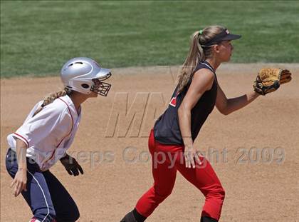 Thumbnail 1 in Rosamond vs. Hesperia Christian (CIF SS D7 Final) photogallery.