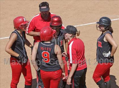 Thumbnail 1 in Rosamond vs. Hesperia Christian (CIF SS D7 Final) photogallery.