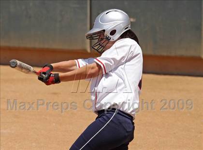 Thumbnail 2 in Rosamond vs. Hesperia Christian (CIF SS D7 Final) photogallery.