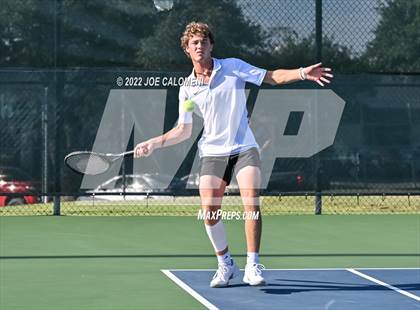 Thumbnail 3 in Mason vs Mason (UIL 2A Mixed Doubles State Finals) photogallery.