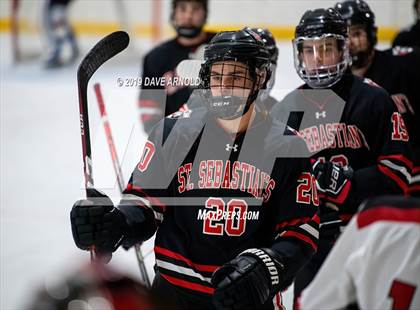 Thumbnail 3 in Albany Academy for Boys vs St. Sebastian's School (St. Sebastian's Christmas Tournament) photogallery.
