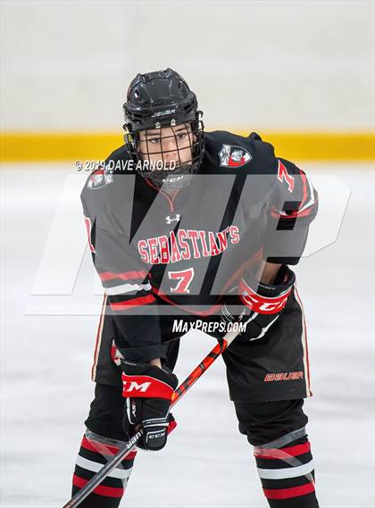 Thumbnail 2 in Albany Academy for Boys vs St. Sebastian's School (St. Sebastian's Christmas Tournament) photogallery.