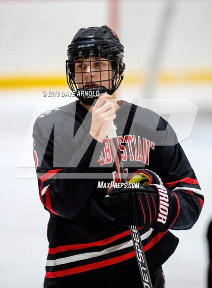 Thumbnail 2 in Albany Academy for Boys vs St. Sebastian's School (St. Sebastian's Christmas Tournament) photogallery.